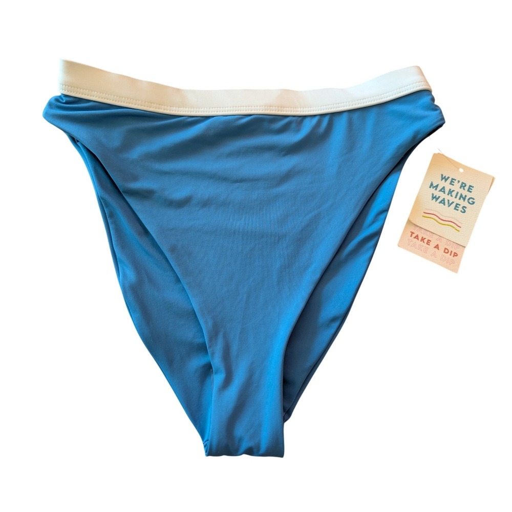 Dippin Daisys High Waisted Bikini Bottom Small Retro Summer Resortwear Vacation